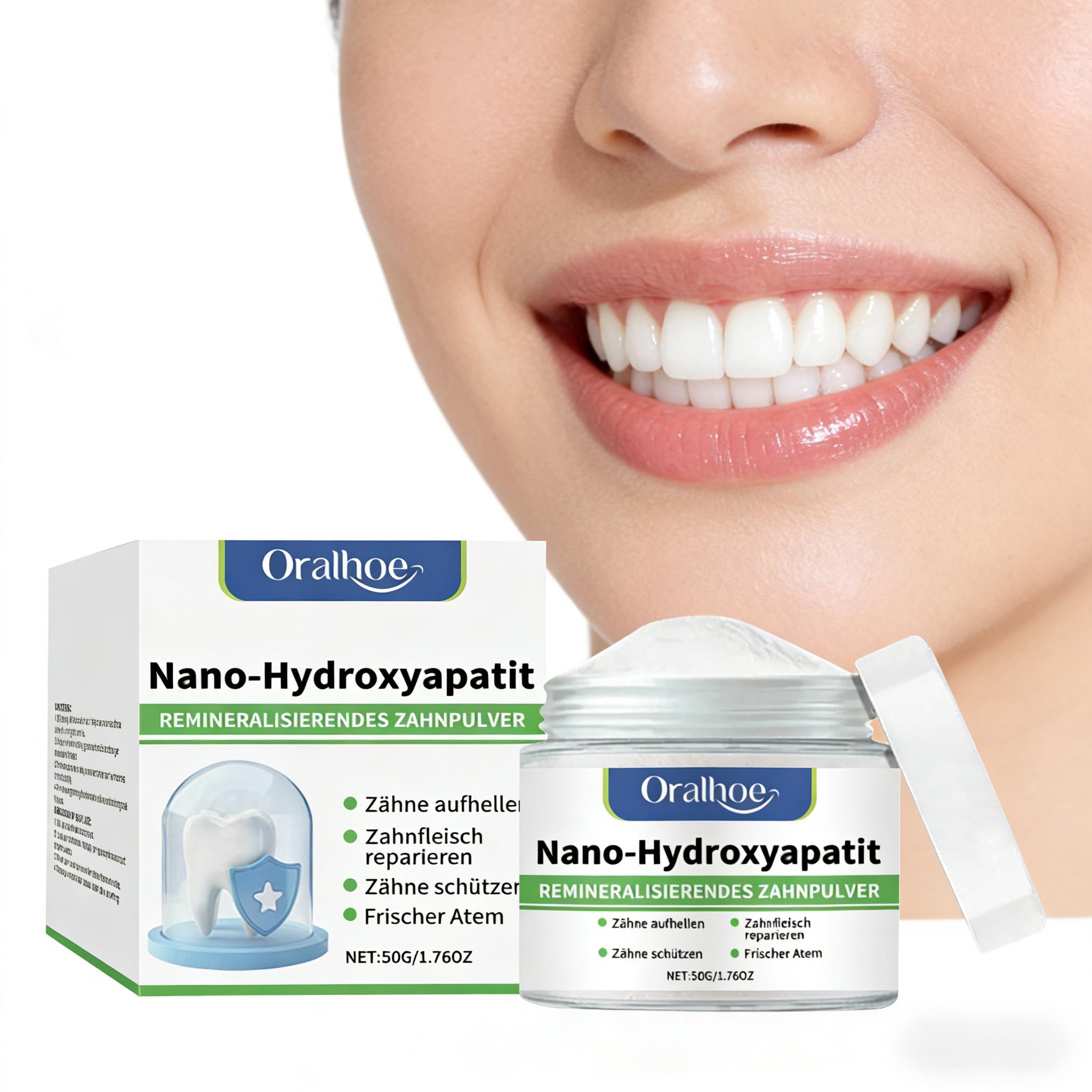 Teeth Paint Whitening - Bubuk Pemutih Gigi Oralhoe Pembersih Mendalam