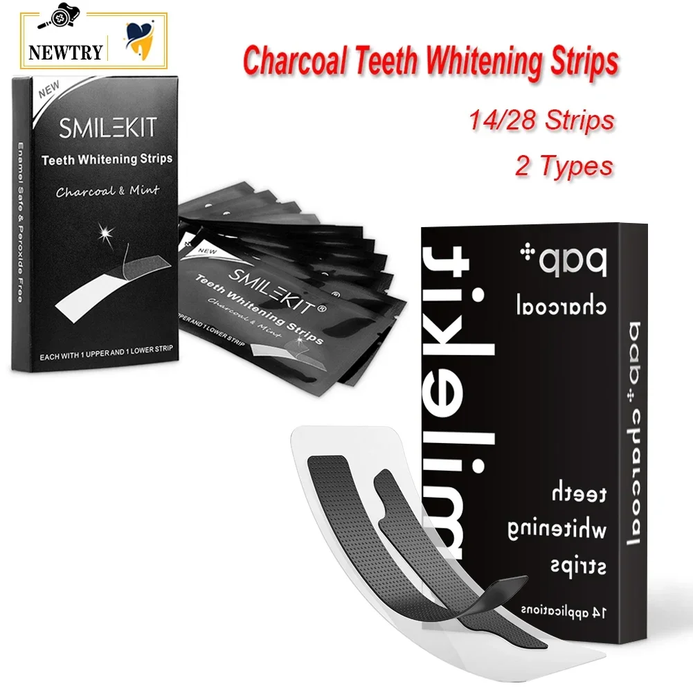Teeth Whitening Charcoal - PAP + Gel arang pemutih gigi,