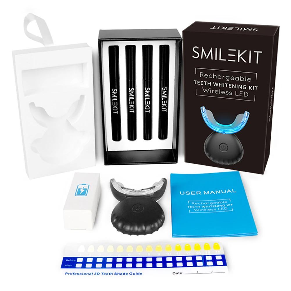 Teeth Whitening Foam - Kit pemutih gigi Mini 16 LED