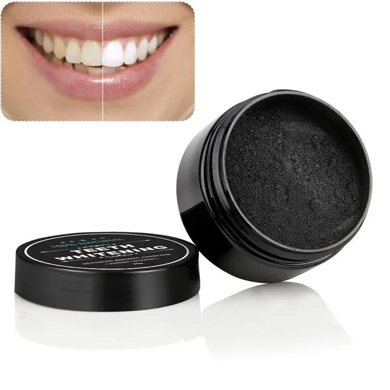 Teeth Whitening Charcoal - Produk Pemutih Gigi Bubuk Arang Kelas