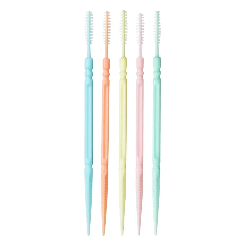 100 Buah Sikat Gigi Dua Kepala - Dental Floss Picks ulasan dan harga