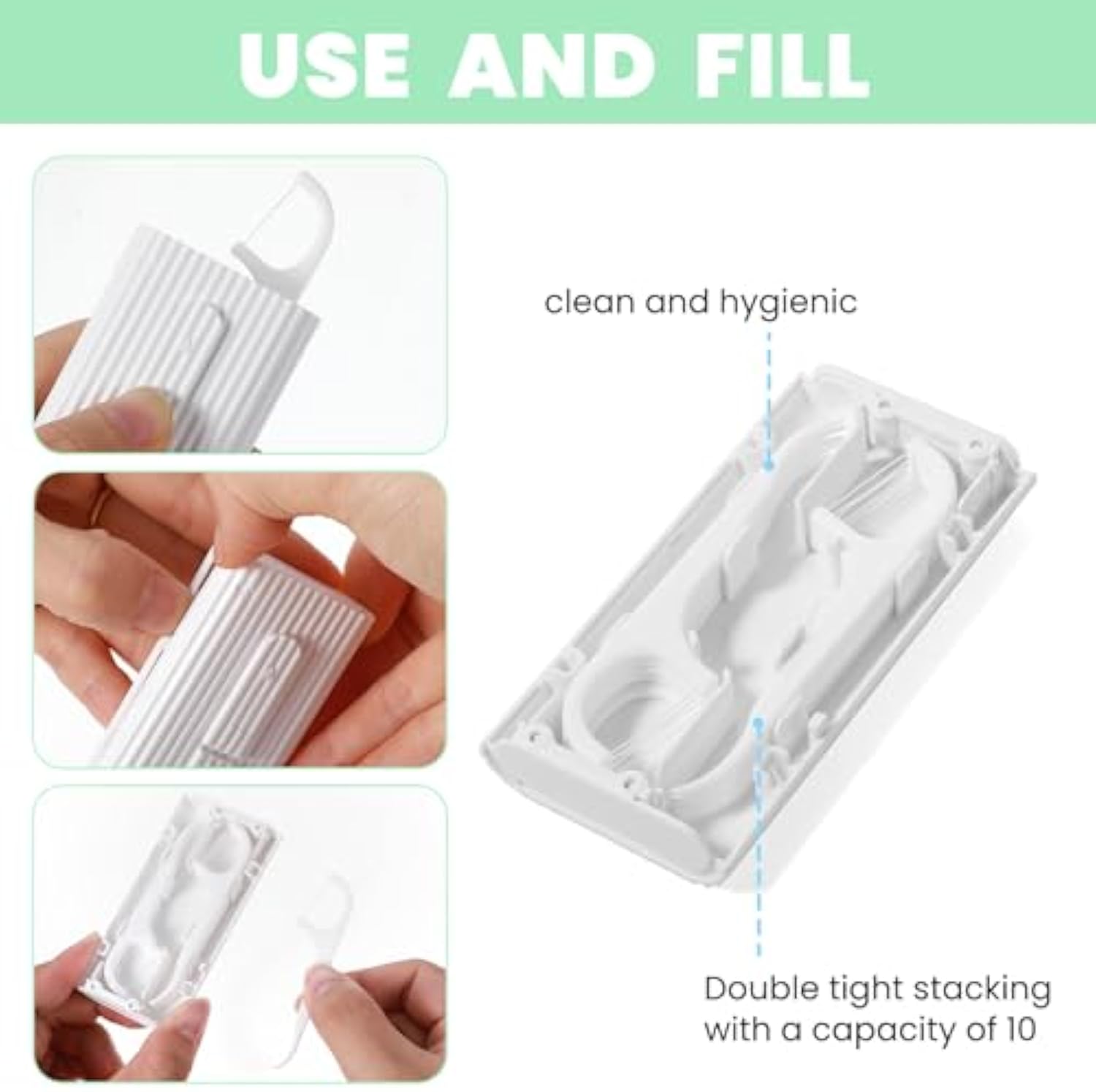 Dispenser Benang Gigi Otomatis - Dental Floss Picks ulasan dan harga