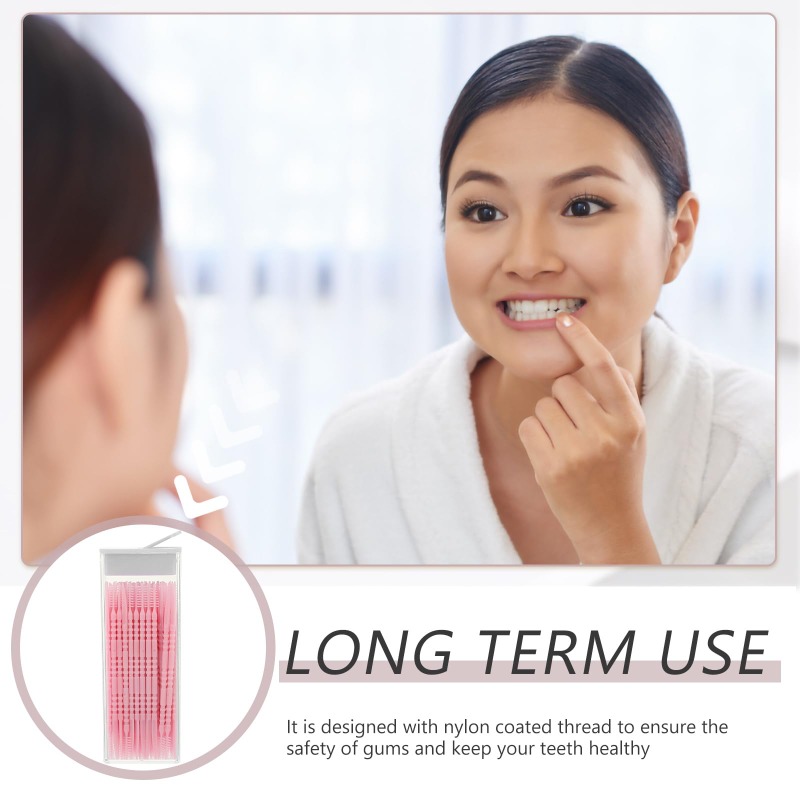 200 Buah Sikat Benang Gigi Kep - Dental Floss Picks ulasan dan harga