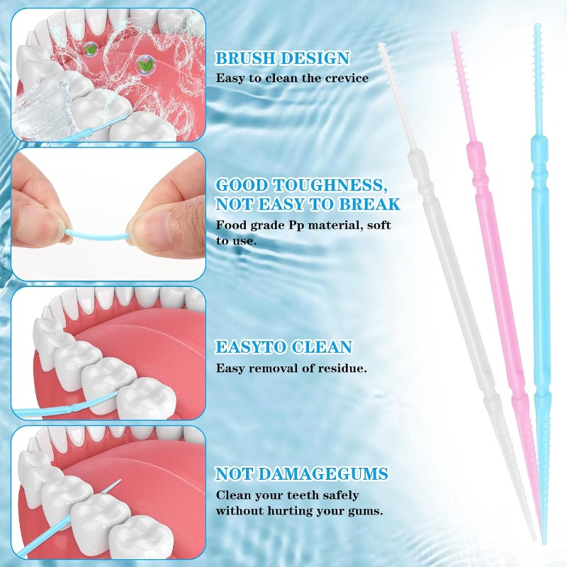 200 Buah Sikat Benang Gigi Kep - Dental Floss Picks ulasan dan harga