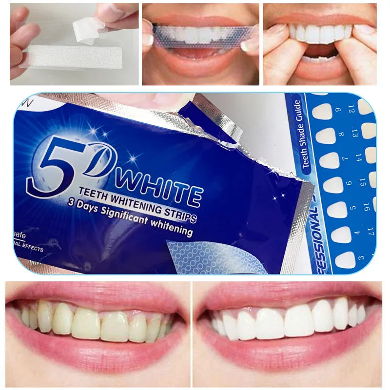 1-12 Buah Stiker Pemutih Gigi  - Teeth Whitening Foam ulasan dan harga