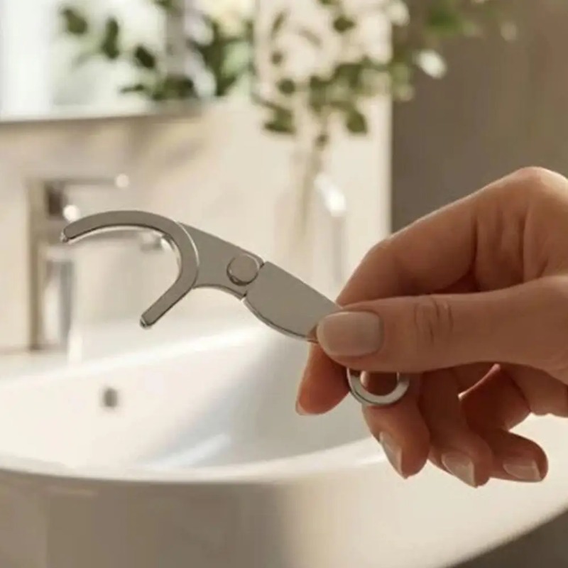 Tusuk Gigi Stainless Steel yan - Dental Floss Picks ulasan dan harga