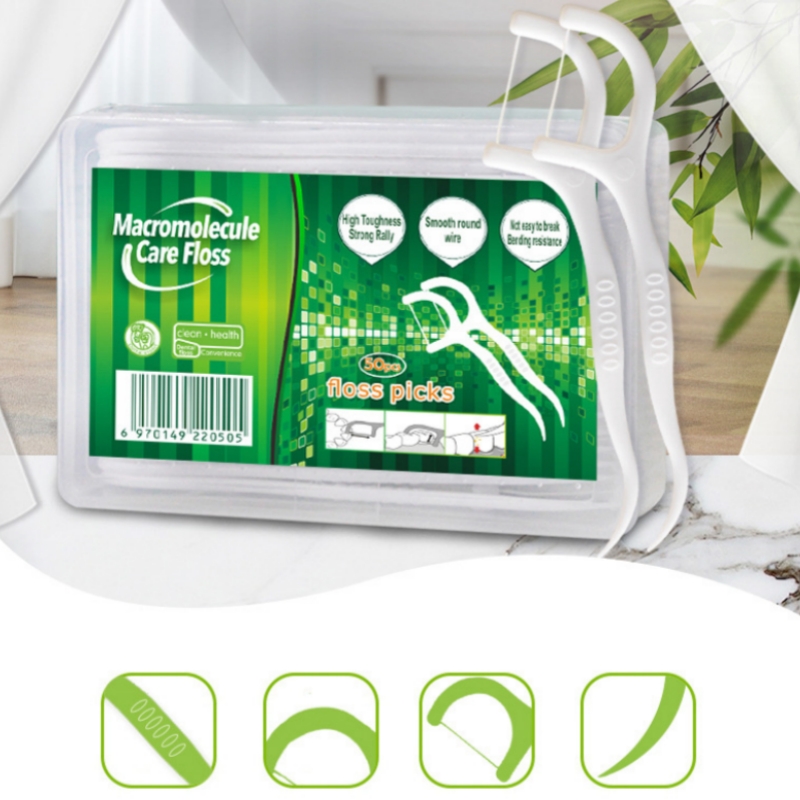50 Buah Tusuk Benang Gigi Tusu - Dental Floss Picks ulasan dan harga