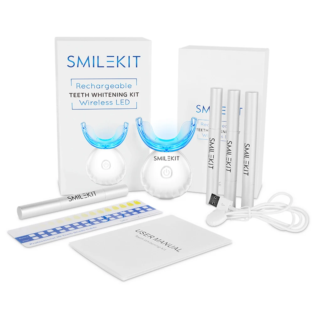 Kit pemutih gigi Mini 16 LED c - Teeth Whitening Foam ulasan dan harga