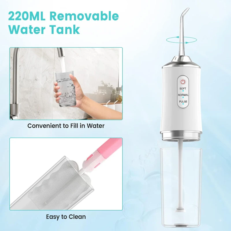 2026 Irigator Oral Portabel Pe - Dental Floss Picks ulasan dan harga