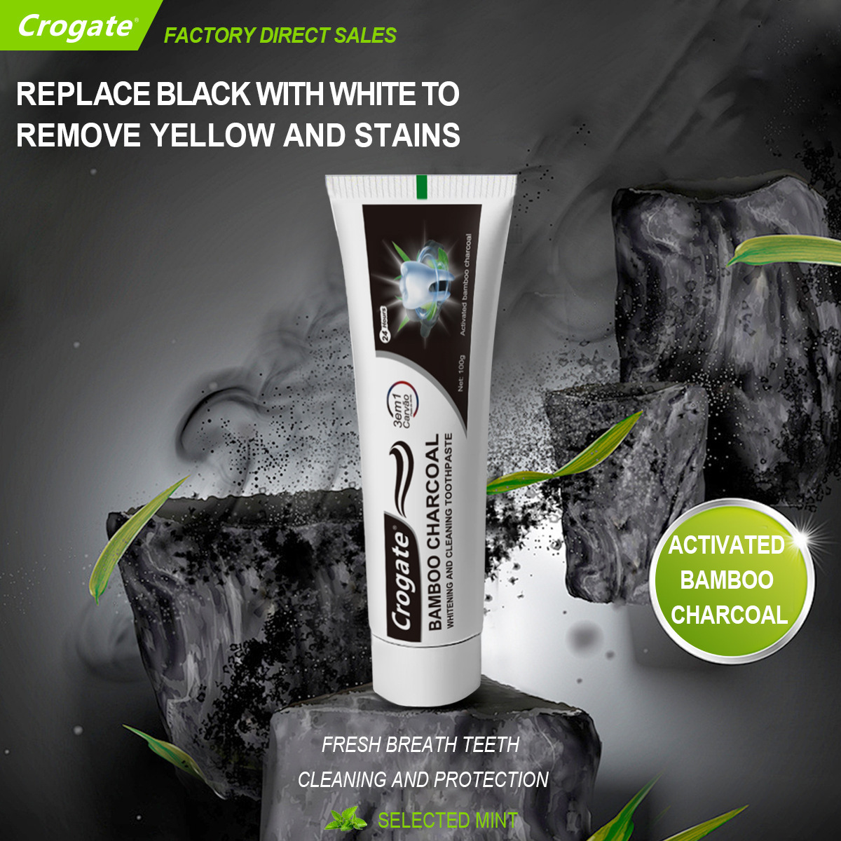 @@ Pasta Gigi Pemutih Pasta Gi - Teeth Whitening Charcoal ulasan dan harga